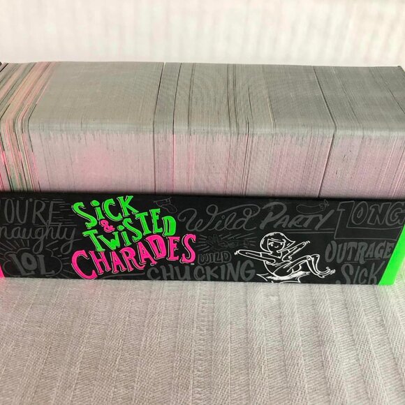 Sick & Twisted Charades Complete Adult Party Game - Picture 2 of 9